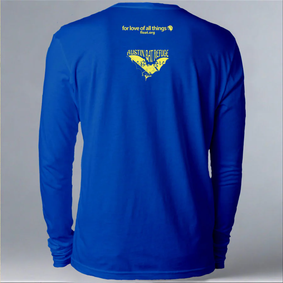Austin Bat Refuge - Adult Long Sleeve - Royal - Image 3