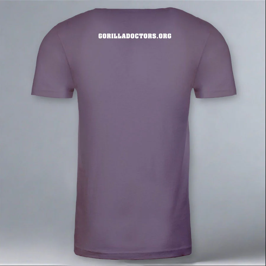 Gorilla Doctors - 100% ORGANIC Adult Allmade® Tee - Cosmic Purple - Image 3