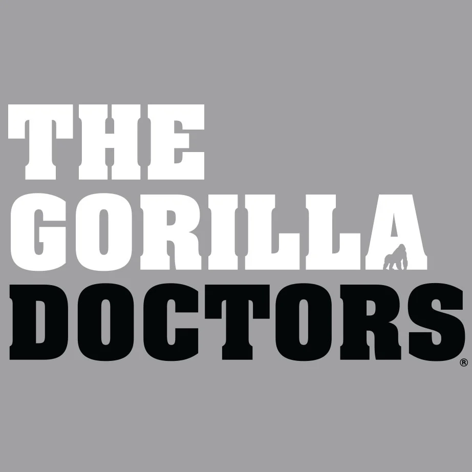 Gorilla Doctors - 100% ORGANIC Adult Allmade® Tee - Granite Gray Heather - Image 2