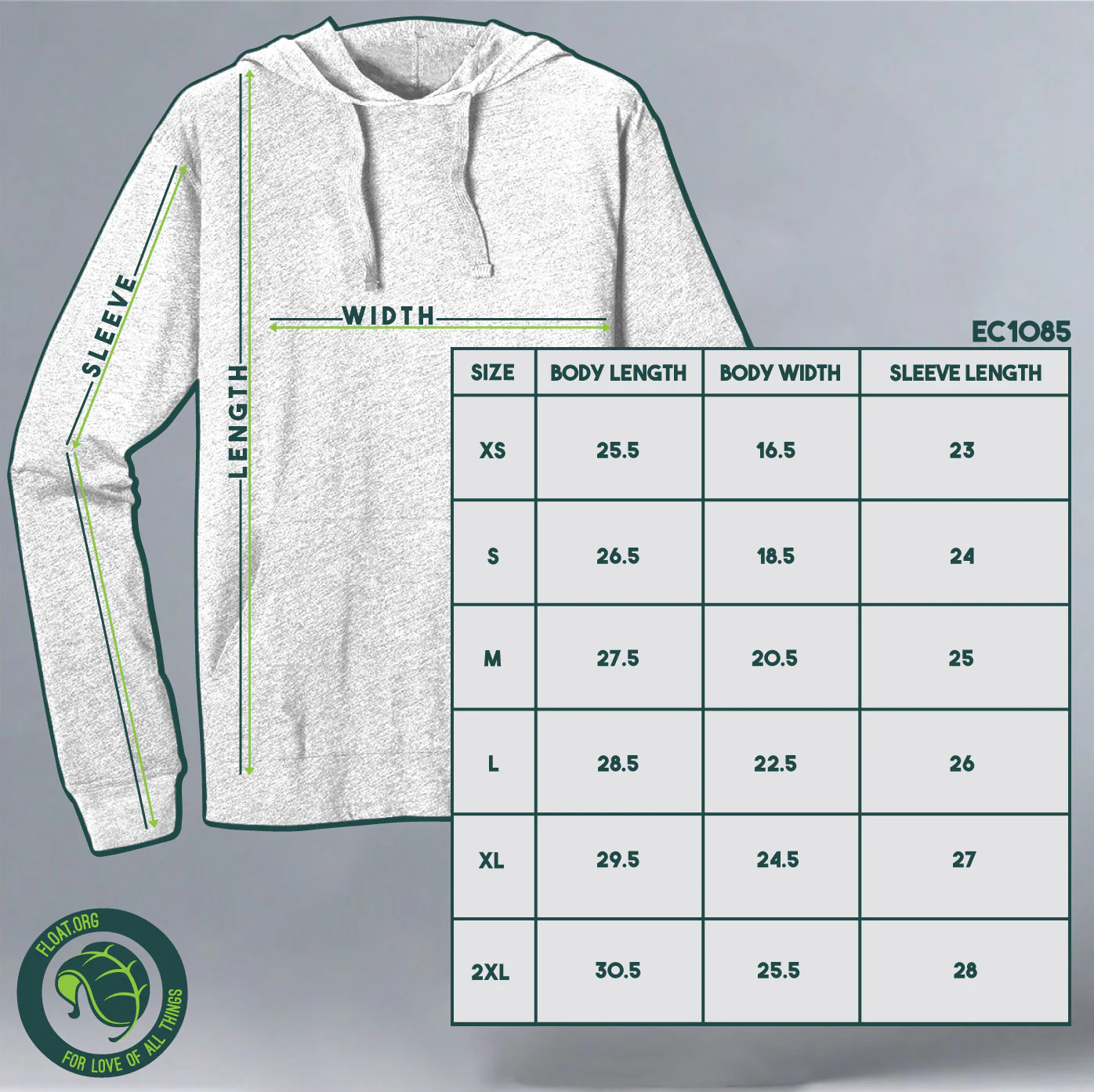Austin Bat Refuge - EcoBlend Hooded Tee - Eggplant - Image 4