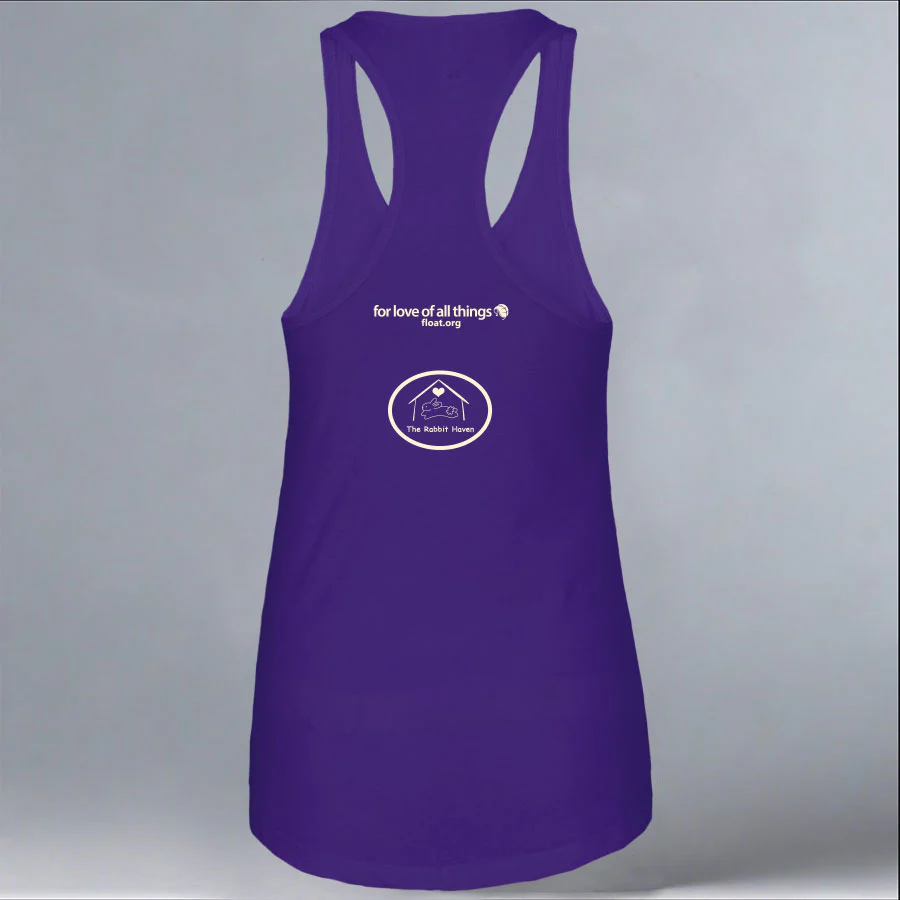 Rabbit Haven - Ladies Tank - Purple Rush - Image 3