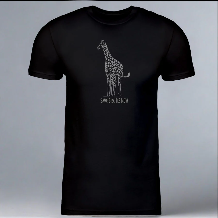 Save Giraffes Now - Adult - Black