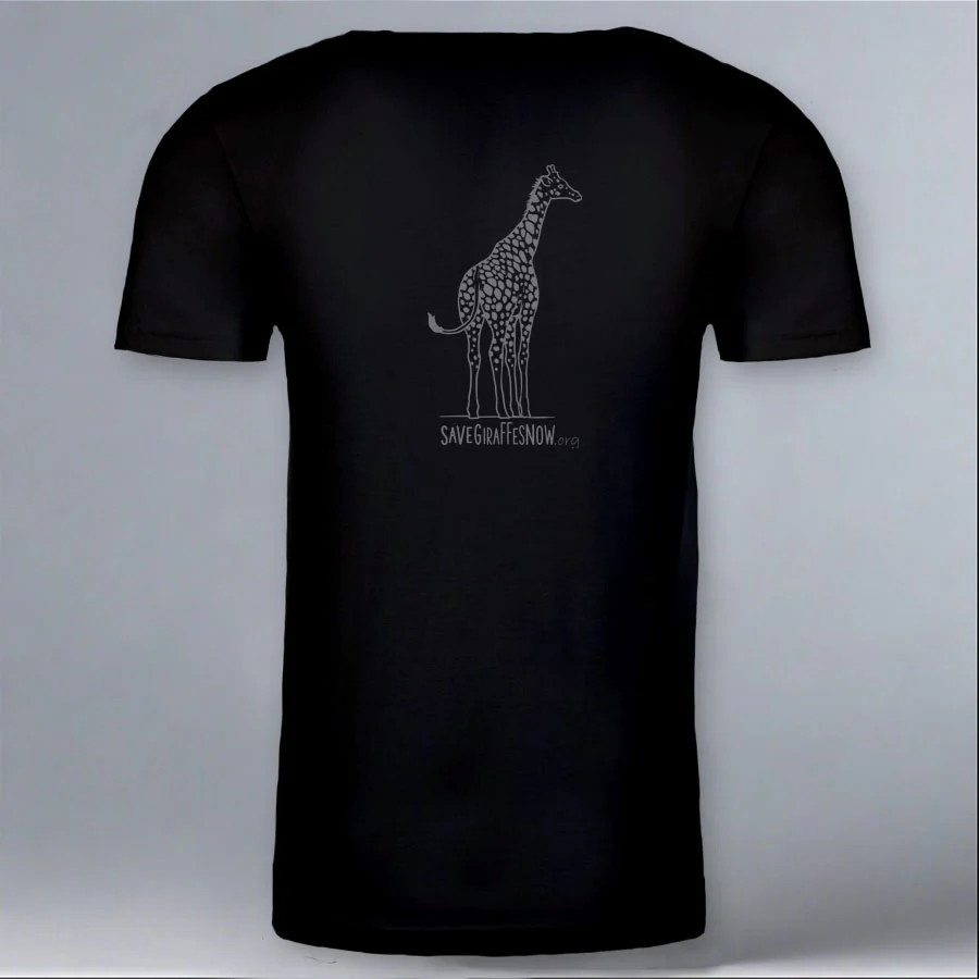 Save Giraffes Now - Adult - Black - Image 2