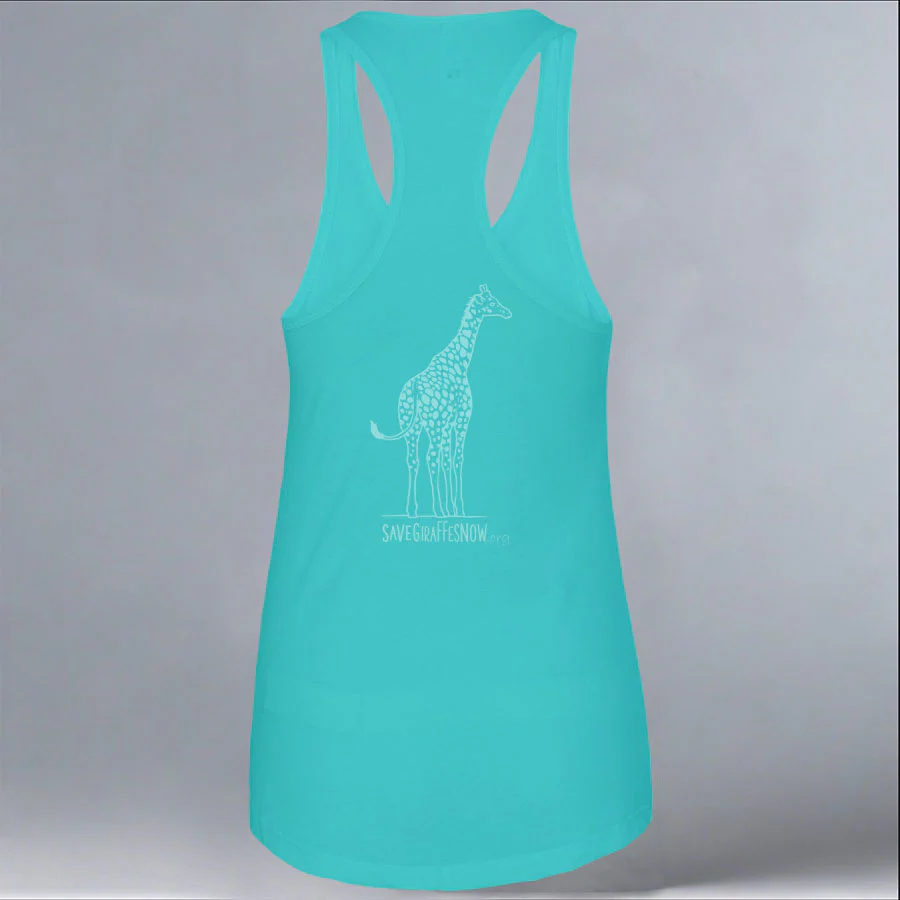 Save Giraffes Now - Unisex Tank - Tahiti - Image 2