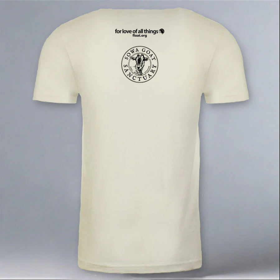 SOWA Goat Sanctuary - 100% ORGANIC Adult Allmade® Tee - White Sand - Image 3