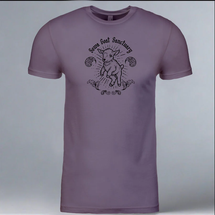 SOWA Goat Sanctuary - 100% ORGANIC Adult Allmade® Tee - Cosmic Purple