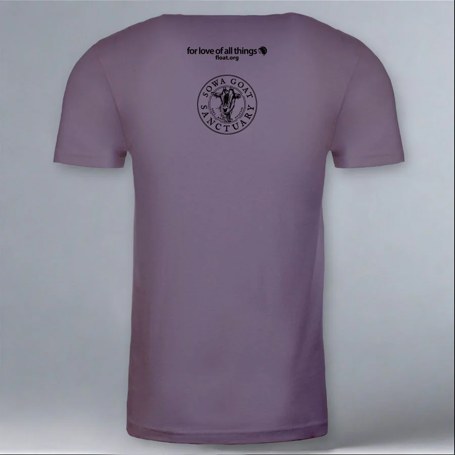 SOWA Goat Sanctuary - 100% ORGANIC Adult Allmade® Tee - Cosmic Purple - Image 3