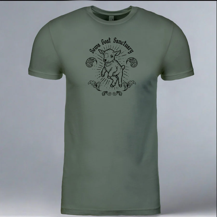 SOWA Goat Sanctuary - 100% ORGANIC Adult Allmade® Tee - Matcha Green