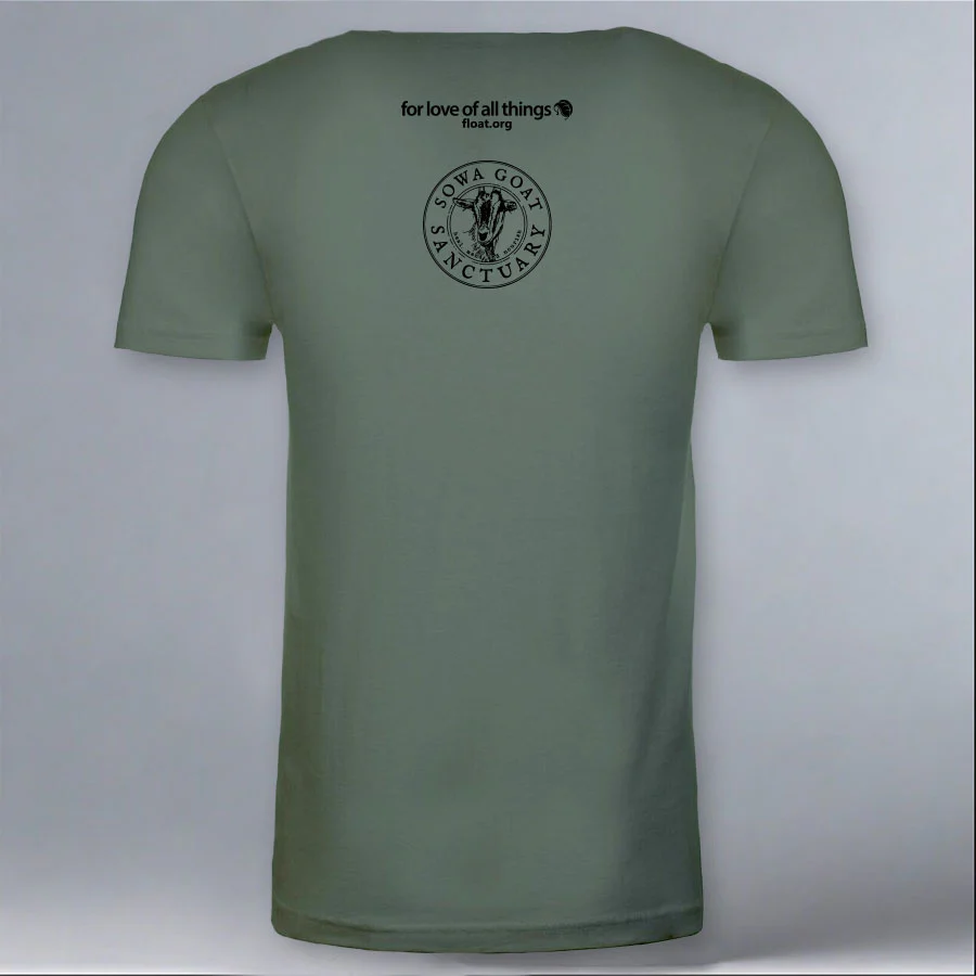 SOWA Goat Sanctuary - 100% ORGANIC Adult Allmade® Tee - Matcha Green - Image 3