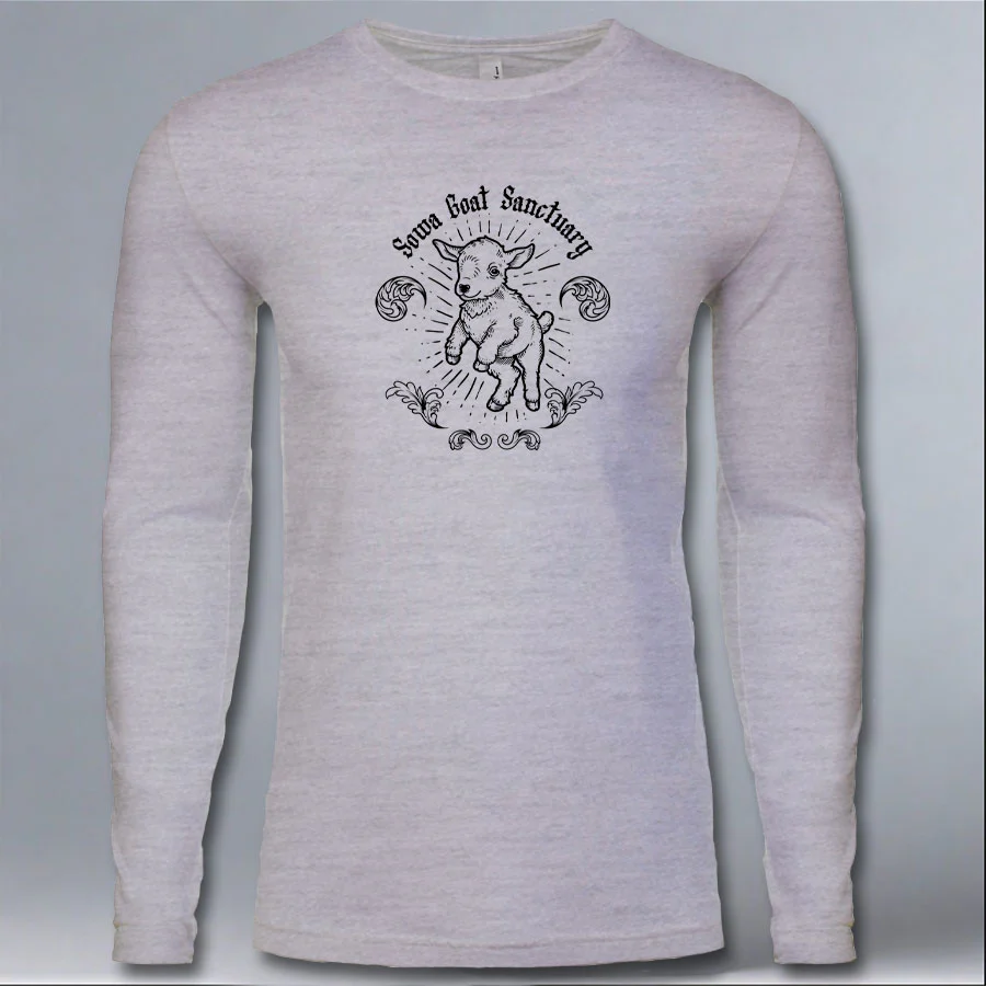 SOWA Goat Sanctuary - Adult Long Sleeve - Heather Gray