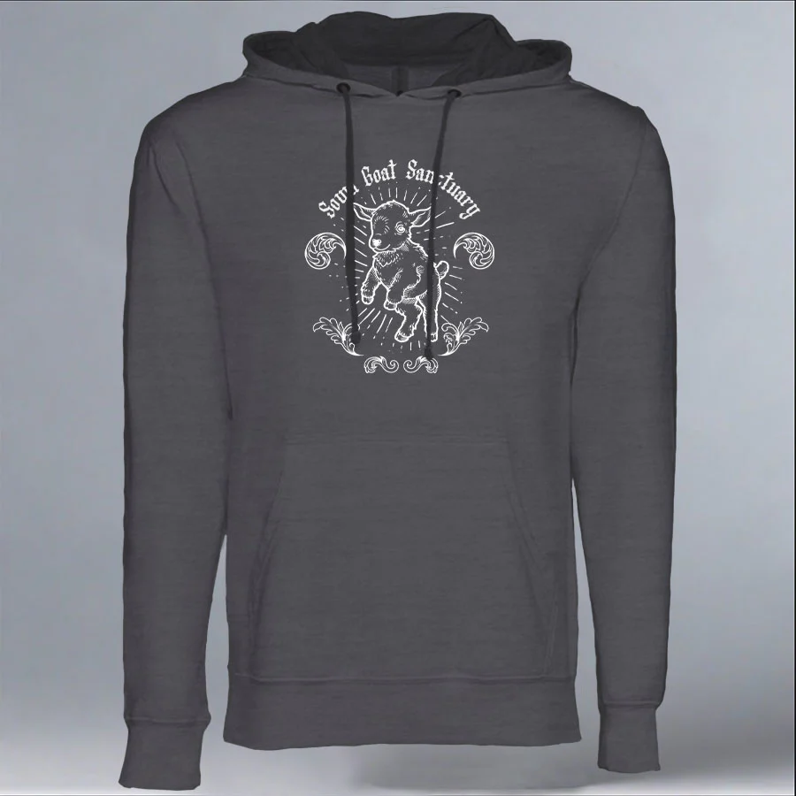 SOWA Goat Sanctuary - Midweight French Terry Pullover Hoody - Heavy Metal