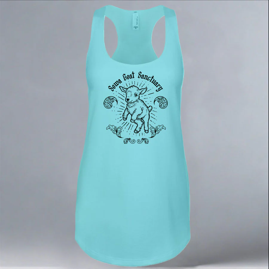 SOWA Goat Sanctuary - Unisex Tank - Tahiti Blue